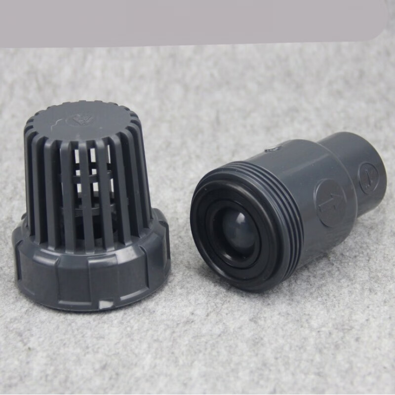 upvc底阀pvc塑料底阀塑料花篮进水花篮止回阀 内径40mm【图片 价格