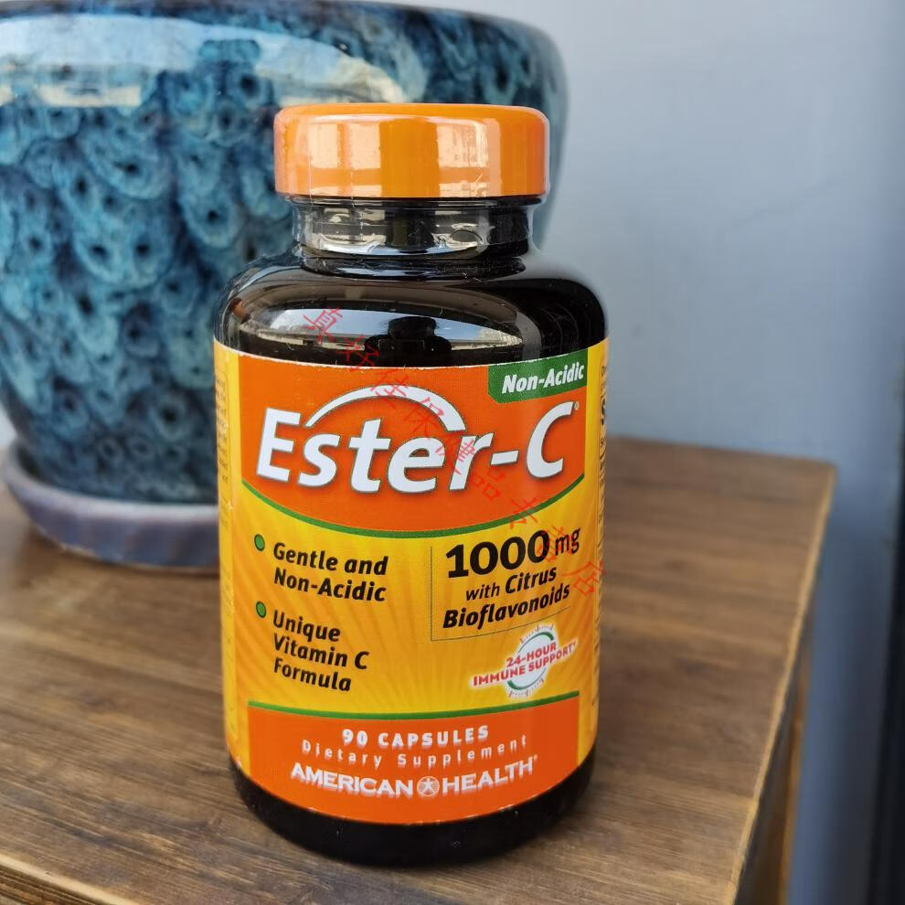 americanhealthesterc酯化c柑橘类黄酮vc1000mg180片90直邮现货180