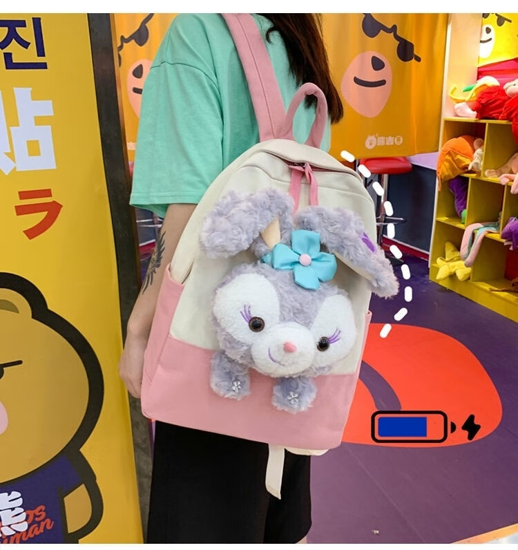 迪士尼同款星黛露书包洛丽塔jk制服双肩包可爱少女高中初中生小学生