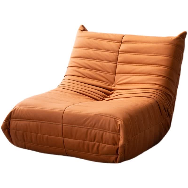 北欧毛毛虫懒人沙发阳台单人小户型客厅网红榻榻米沙发单人白色科技布