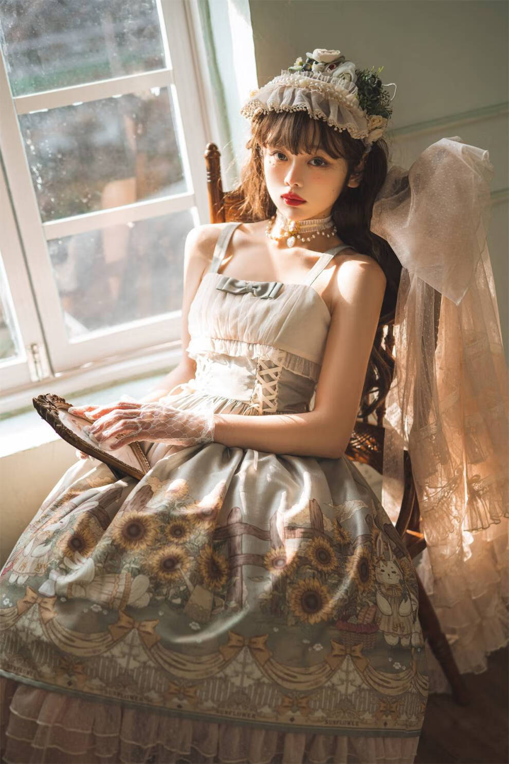 大佬洛丽塔 洛丽塔公主兔子日常轻优雅系甜系洋装华丽花嫁春lolita裙