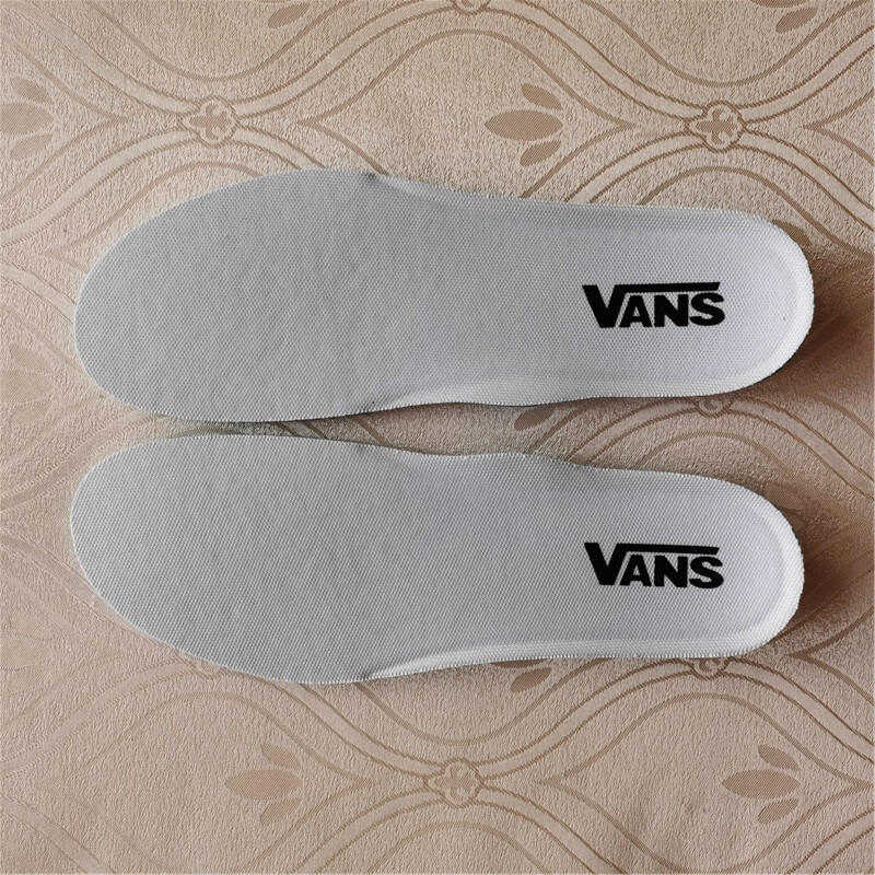 适配万斯鞋垫匡威男女运动篮球减震透气vans板鞋帆布范斯鞋垫 黑色白