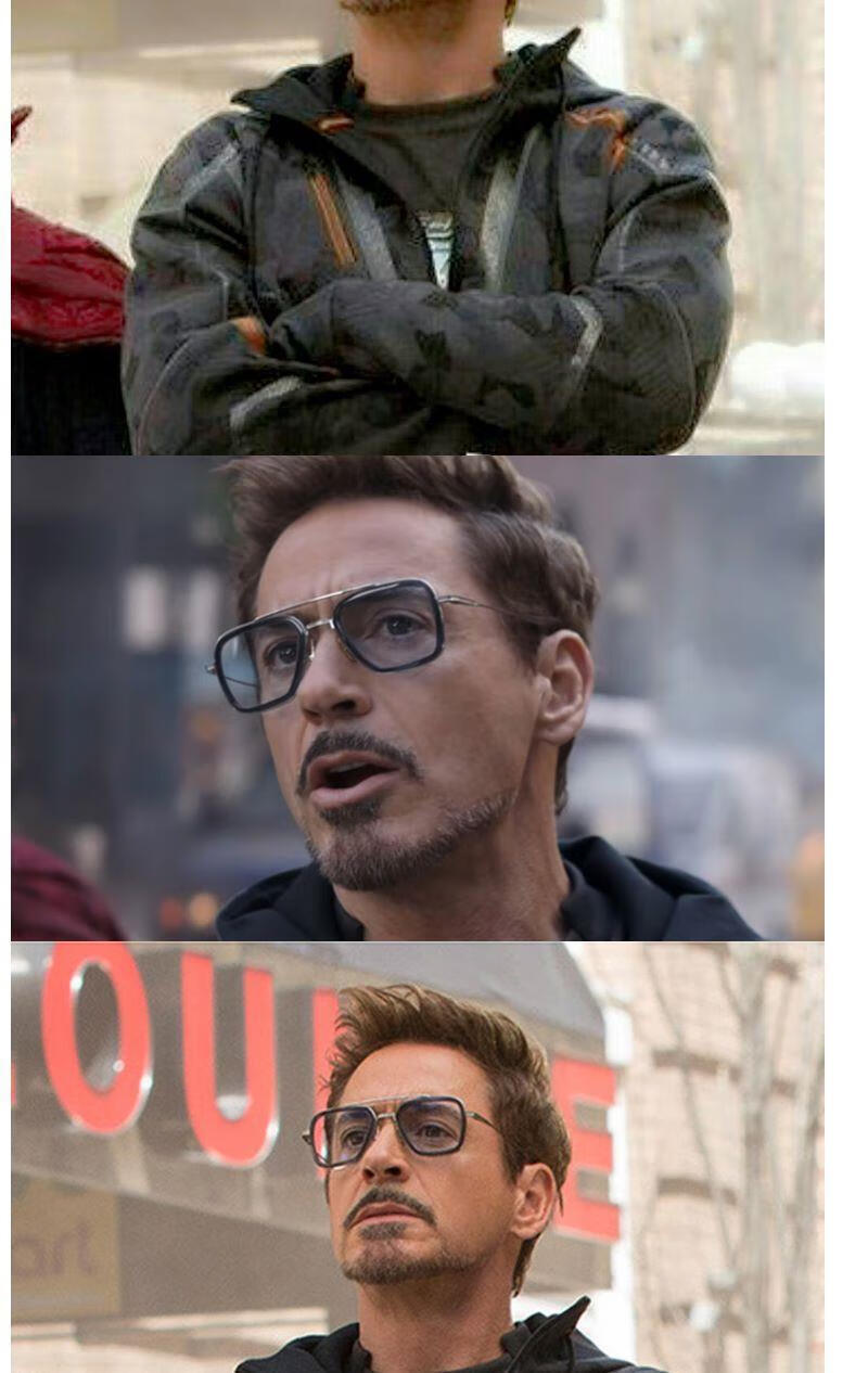 卡若登新品钢铁侠眼镜框复仇者联盟4钢铁侠眼镜小罗伯特唐尼太阳镜