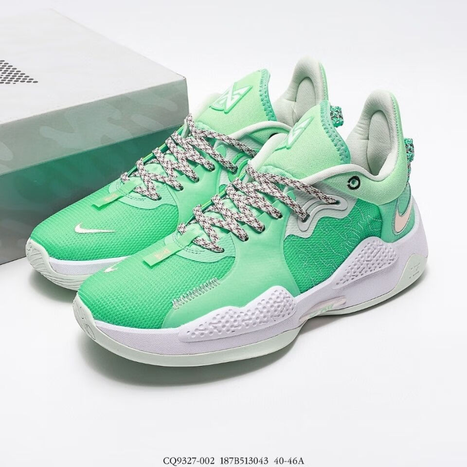 纯原版本pg5保罗乔治实战气垫篮球鞋玩转未来黑白 纯原10 41【图片