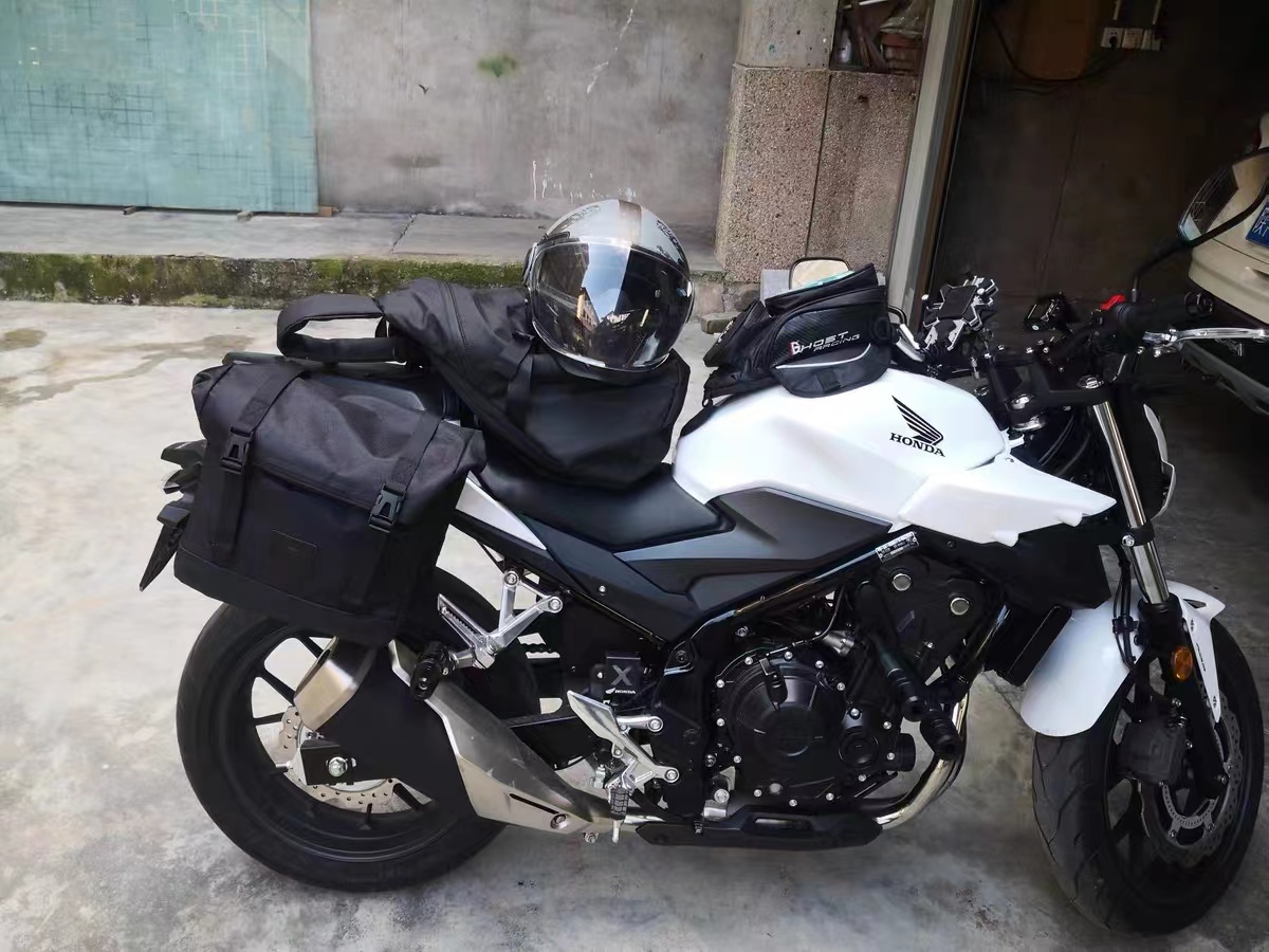 适用于cb400f适用本田cb500f摩托车改装防水边包边箱快拆尾箱大号侧包