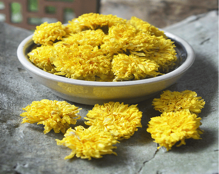 念露菊云台山河南焦作50克玲珑怀菊玲雁菊花茶 100克罐装