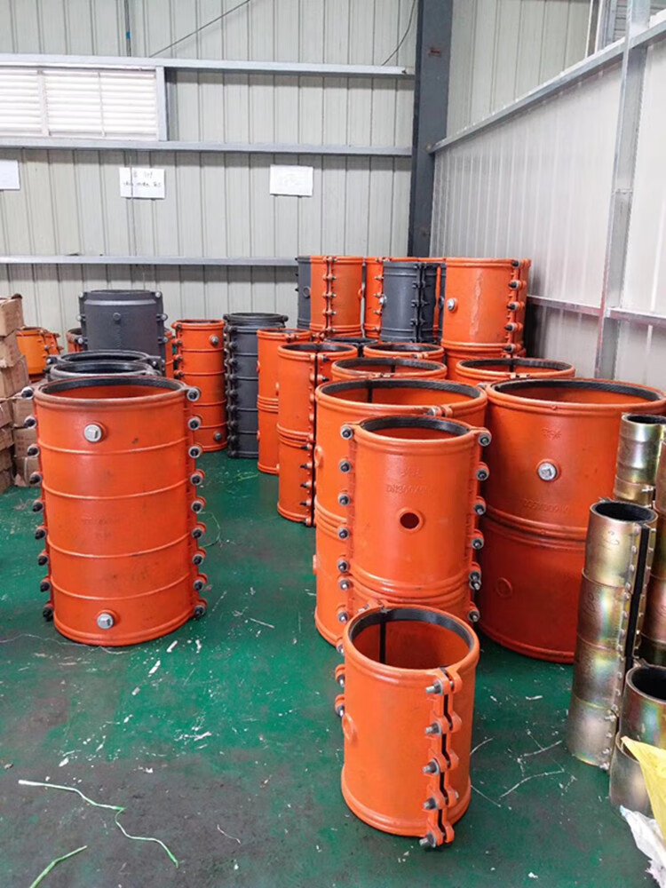 管道抢修pe管哈夫节抢修器水管堵漏器球磨铸铁加长抱箍快速接头p110x