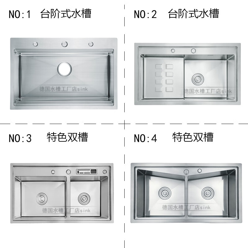 水槽厂家定制订做不锈钢转角异形手工水槽套餐厨房洗菜盆水池 60 60 裸盆 图片价格品牌报价 京东