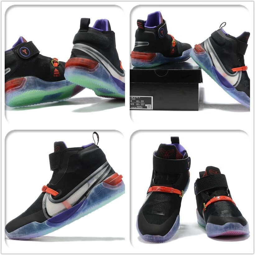 12代adnxtffad全明星高帮减震百搭实战男篮球鞋白彩虹40