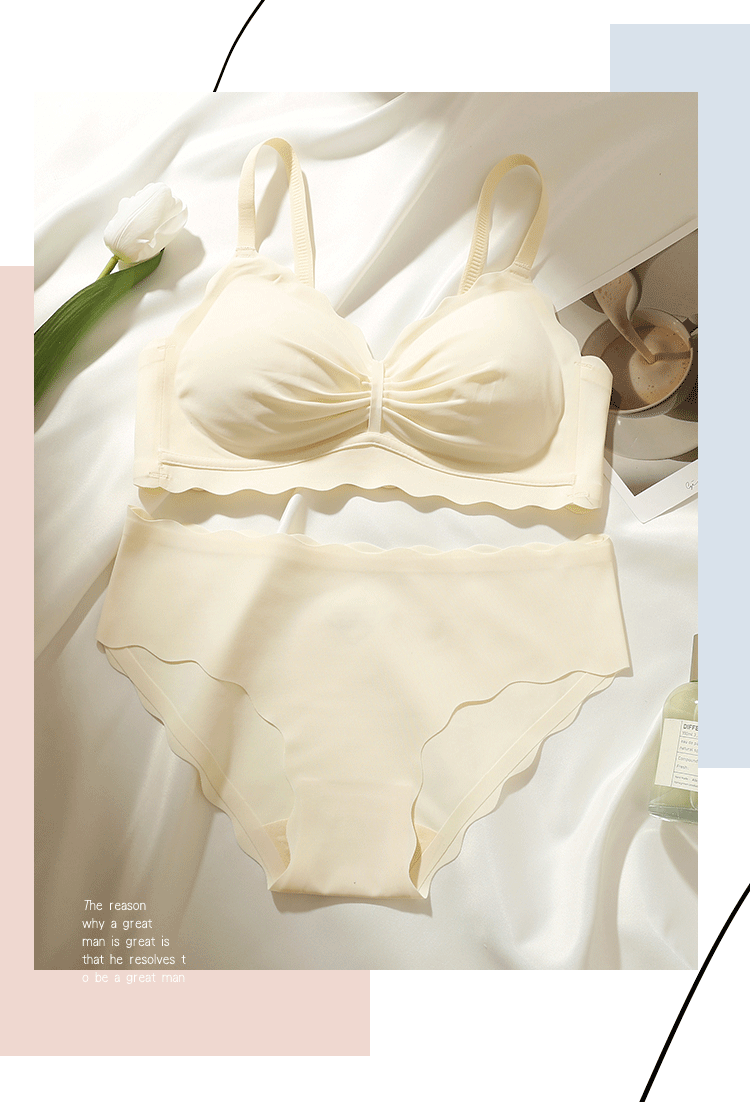 内衣女小胸聚拢收副乳防下垂学生少女超薄款大显小胸罩 浅蓝色/单件