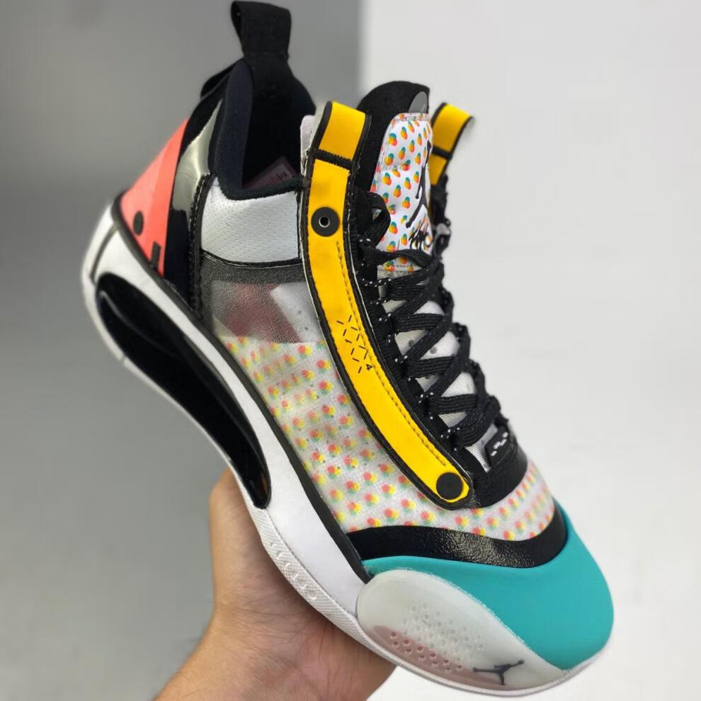 纯原新出 air 34 low aj 34代 糖果 气垫 实现耐磨篮球鞋素优米旗舰店