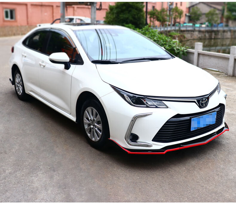 适用丰田雷凌外观改装配件2021款卡罗拉前铲专用包围装饰汽车用品 19