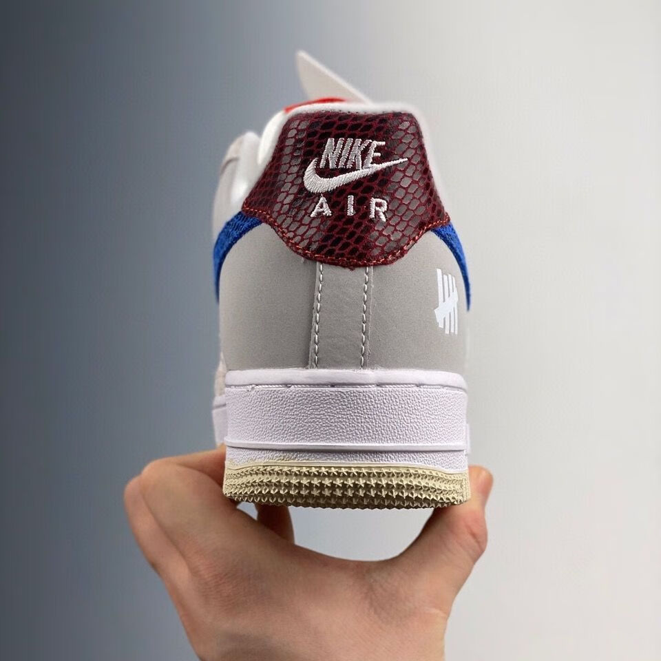undefeatedx1af1空军一号灰蓝红dm8461001灰蓝红蛇纹36
