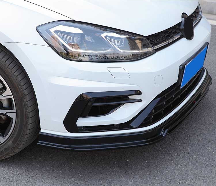 5改装前唇rline/gti/r专用前铲前杠双层小包围定制款 高7rline双层亮