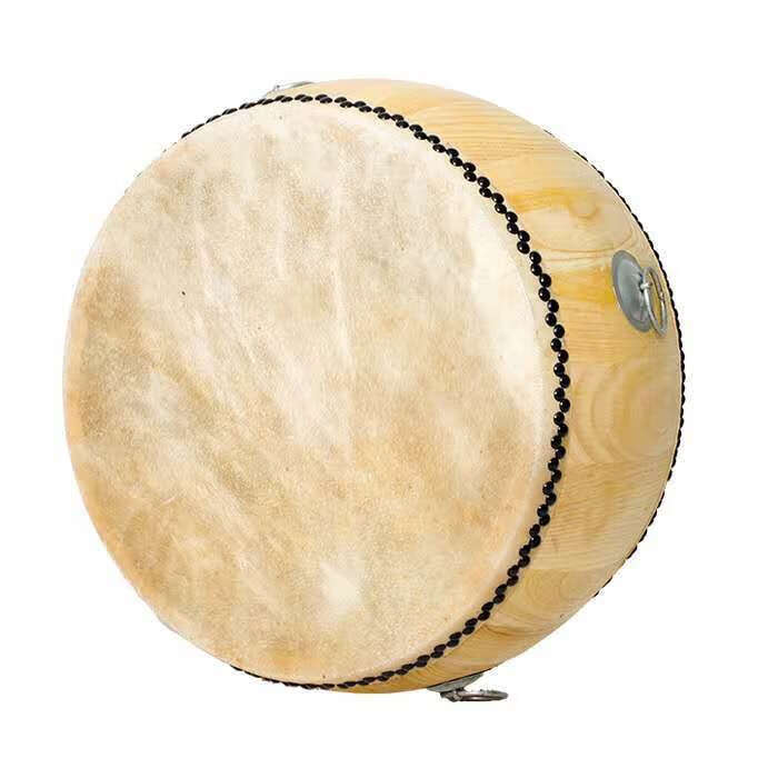 正宗黄牛皮鼓椿木锣鼓白茬鼓战鼓堂鼓大鼓寺院鼓道士道场鼓牛皮鼓黄