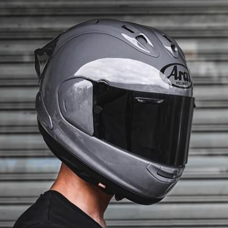 日本arai rx-7x摩托头盔 杜汉曼岛tt带刀侍卫海顿明日星大眼枫叶 黄色