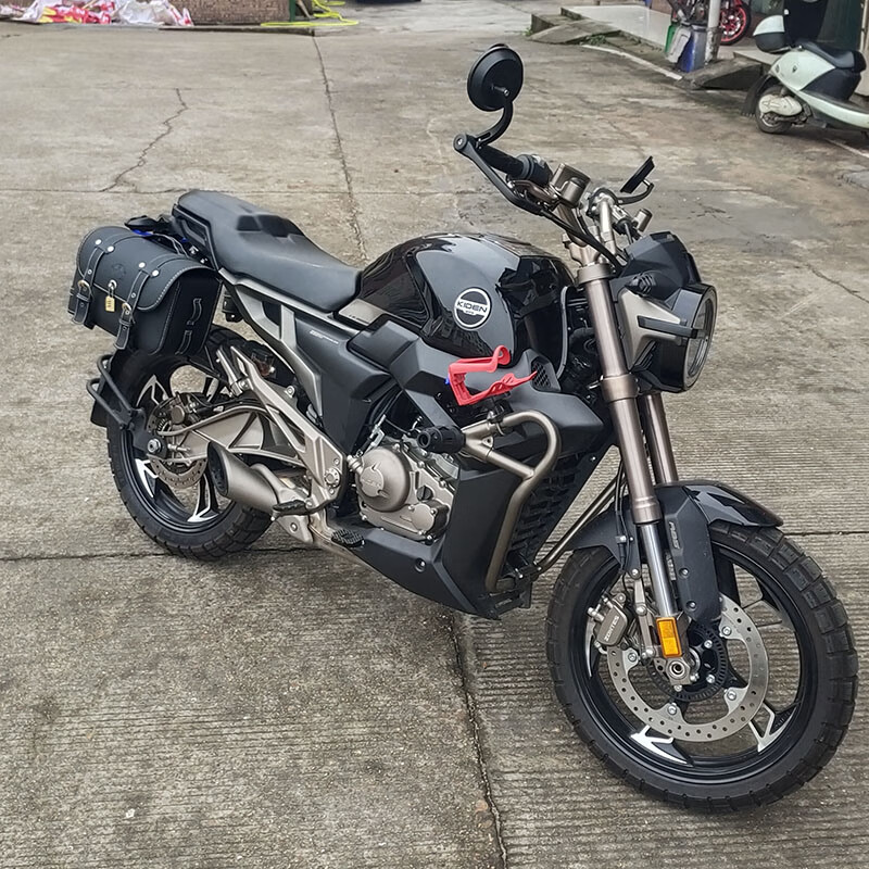 适用于启典kd150g1g2边包侧包挎包复古摩托车后货架尾架改装夏德尾箱