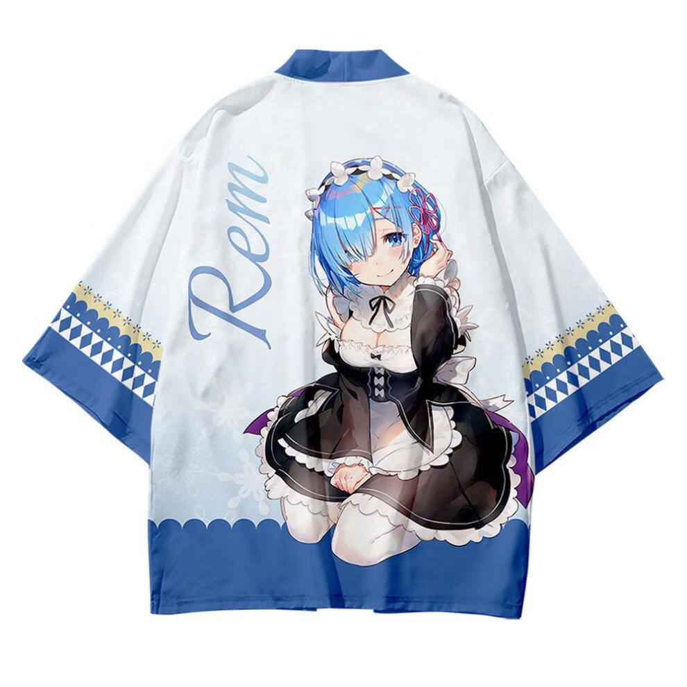 杉派狼re从零开始的异世界生活衣服雷姆动漫周边羽织男女学生春夏外套
