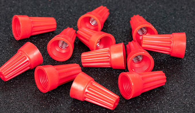 螺旋式压线帽接线端子旋转式电线接头闭端子接线帽弹簧螺接线头p1 pws