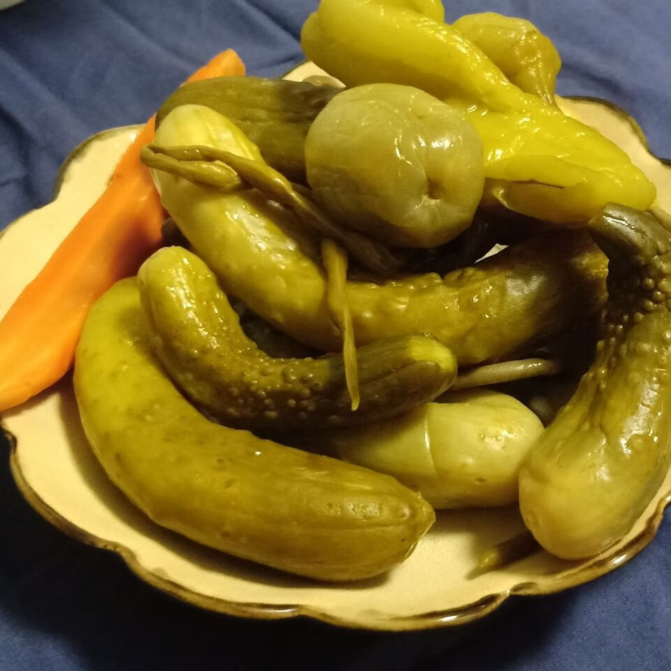 东北农家笨黄瓜酸黄瓜酸柿子酸辣椒等 辣椒1.