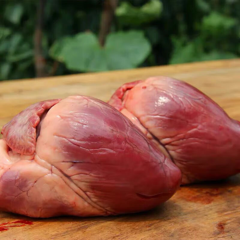 【顺丰】新鲜猪心整猪心生猪心猪心脏内脏处理干净发货.