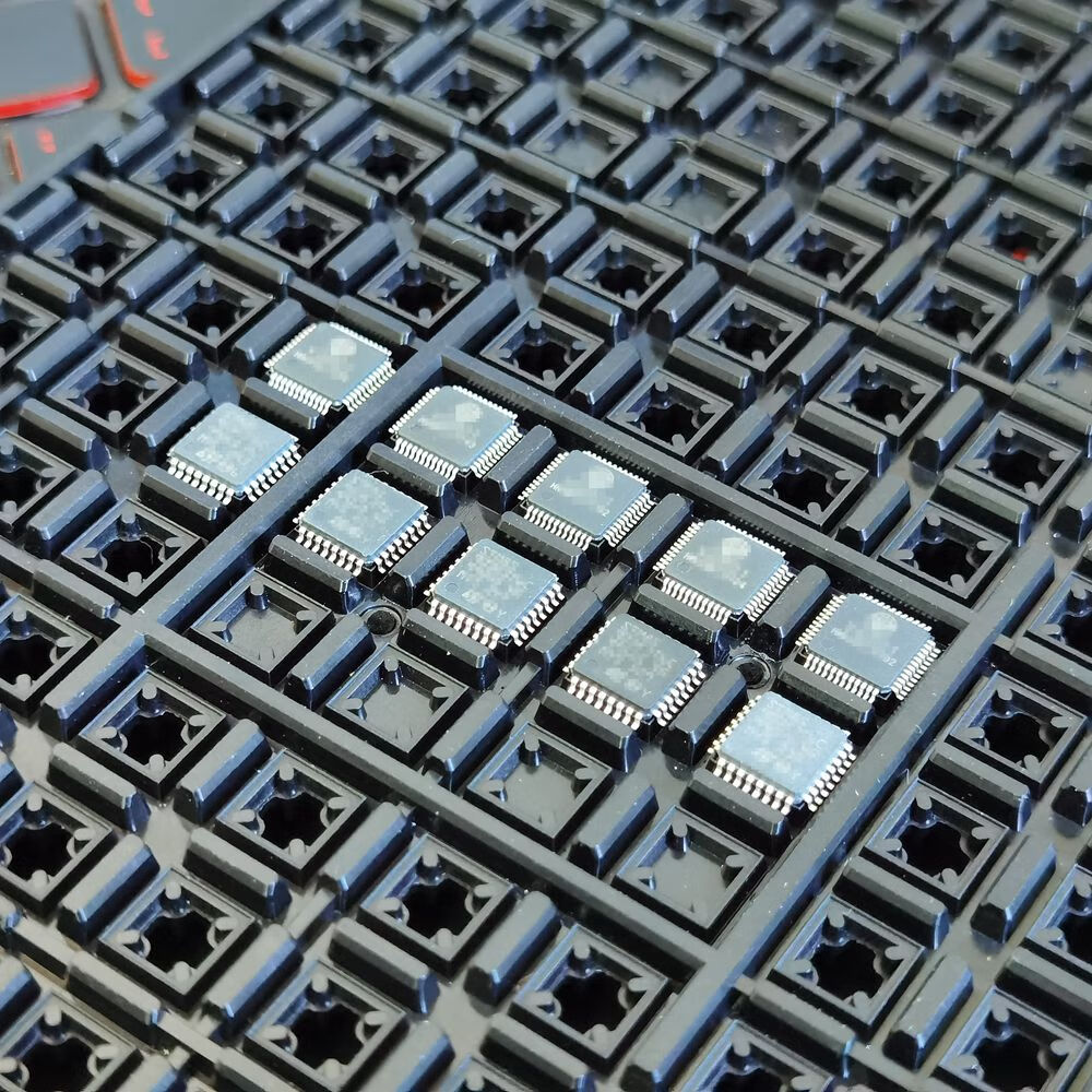 ic托盘周转塑料防静电电子元器件非吸塑tray耐温lqfp封装芯片解密 qfp