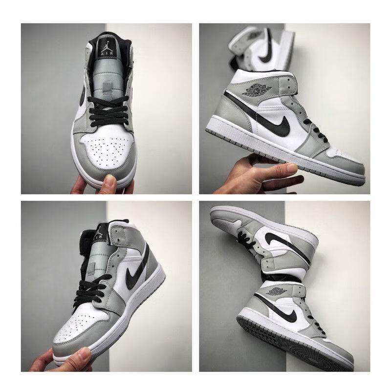 aj1黑白熊猫黑曜石黑魔卡北卡蓝经典乔1男女同款运动鞋板鞋篮球鞋 aj1