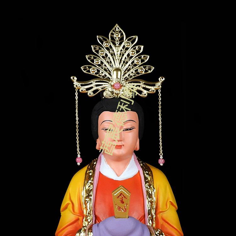 [京享好礼]泰山奶奶神像 供奉19寸凤冠碧霞元君神像泰山娘娘 泰山老母