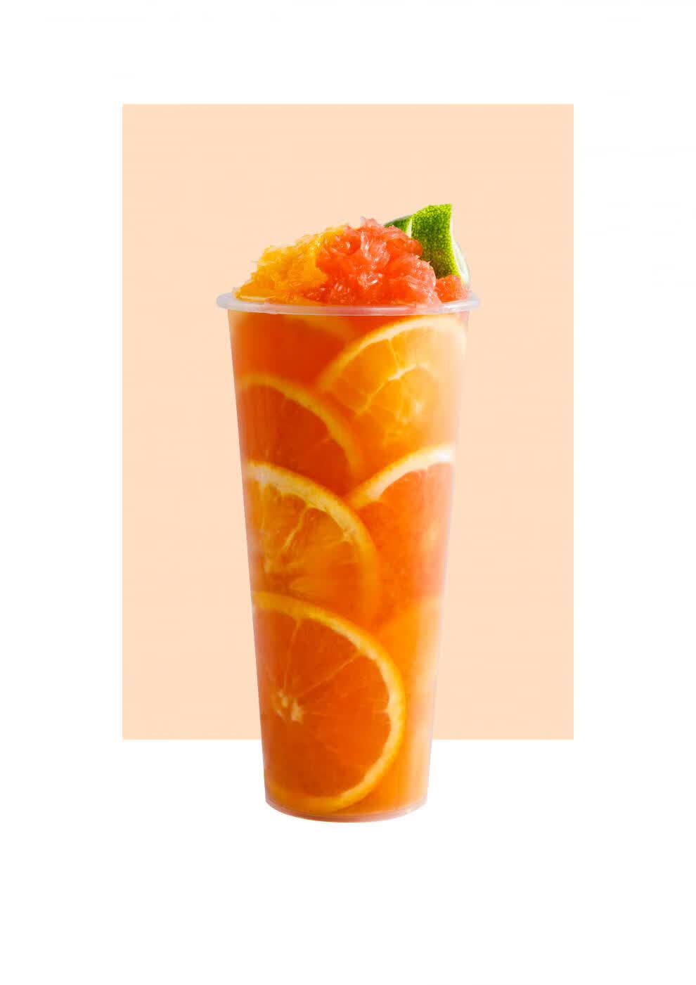 果汁水蜜桃果1l多口味高果汁饮料果蔬浓浆水果喜茶专用 香橙果汁1l