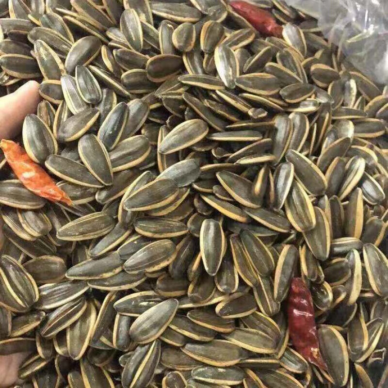 新大颗粒海盐瓜子咸瓜子海盐味葵花籽1斤辣椒味瓜子坚果炒货海盐瓜子5