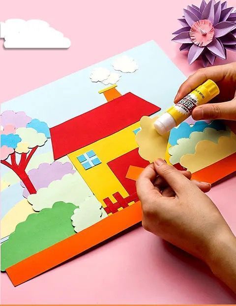 手工纸厚硬幼儿园儿童制作材料a4纸学生画画diy色卡纸8k开大张折纸