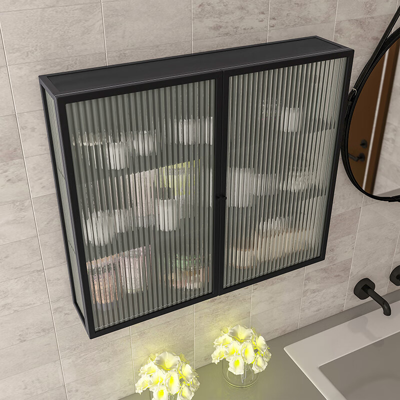 挂柜墙柜简易储物柜北欧长虹钢化玻璃厨房吊柜墙壁柜墙上储物柜轻奢