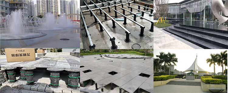 万能支撑器成品支撑器水景石材水池旱喷防腐木塑木伸缩架空高度调节k