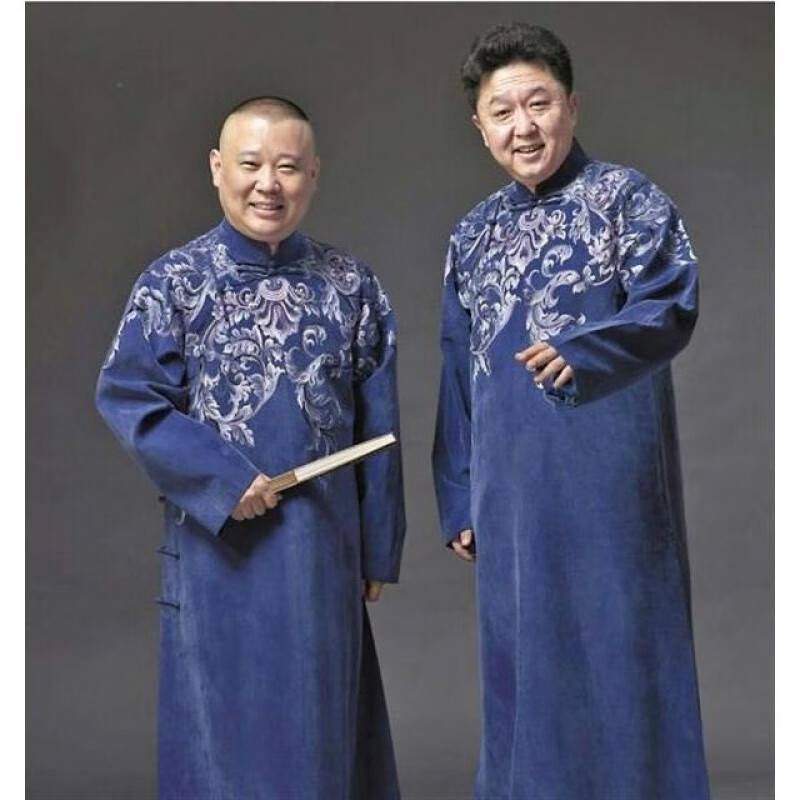 讲相声的大褂郭德纲于谦同款相声服装男中国风儿童成人演出服复古民国