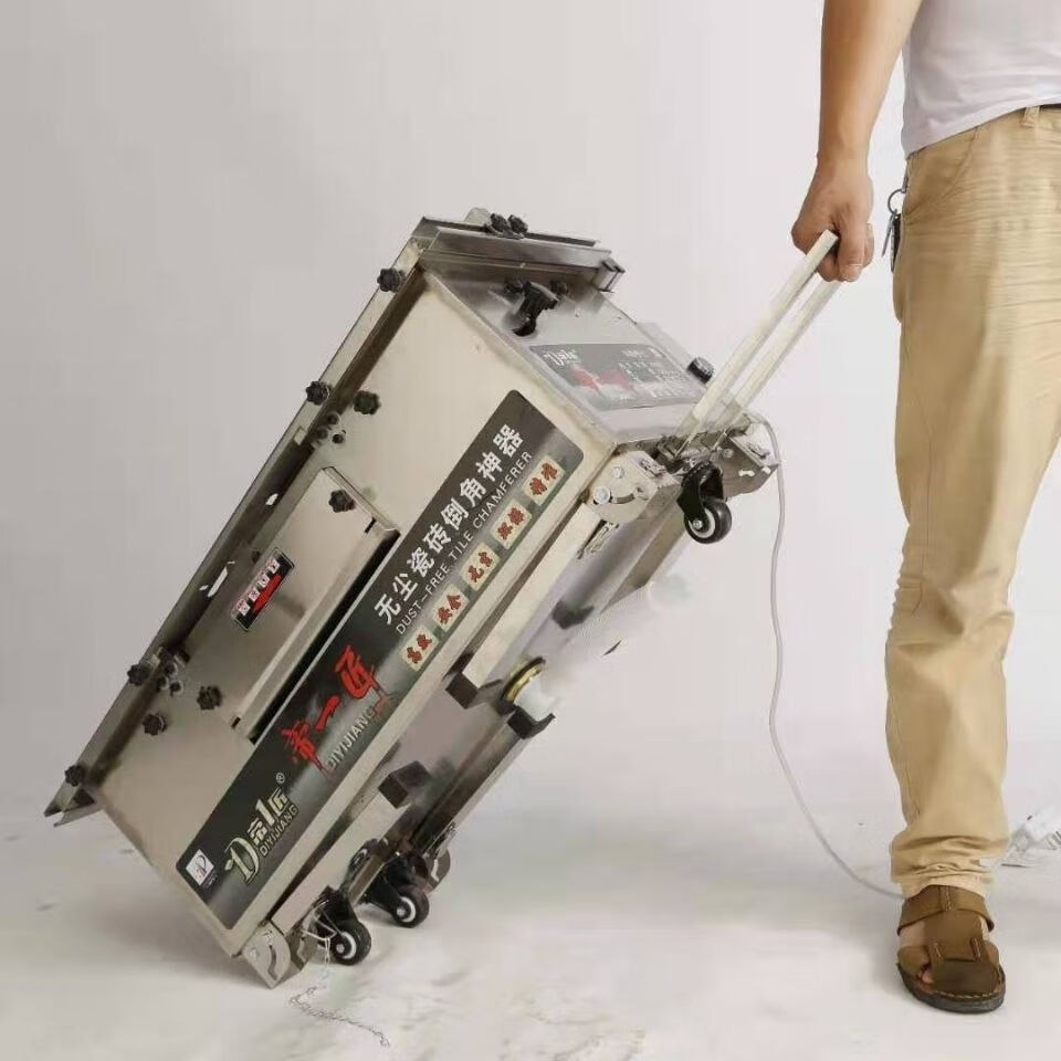 大型无尘瓷砖倒角机;配置一键启动/渣水分离/不漏水/加宽30厘米滑道