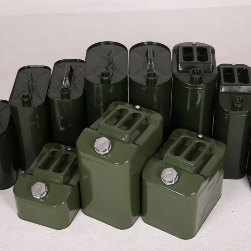 汽油桶 汽油桶加厚防爆军工铁皮油桶车载30升20升10升5l柴油箱立式
