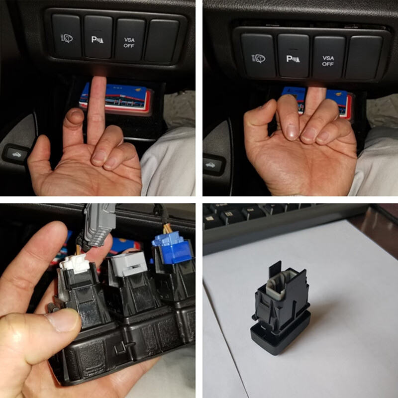 适用于思域倒车雷达开关九代思域crv思铂睿倒车雷达开关按键角位