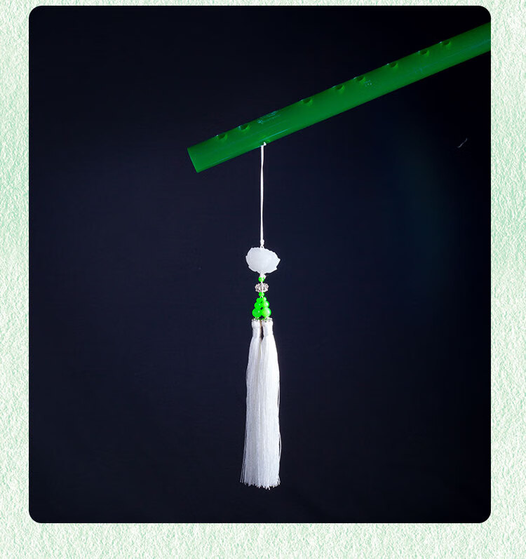 顺丰发货凯艺古风有机玉笛子仿翡翠绿演奏初学f入门g横笛儿童精制短笛