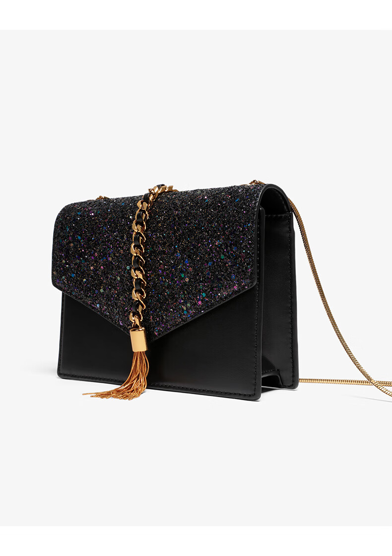 【99新】小ck女包信封包流苏单肩链条小方包婚包女包ck2-20160030