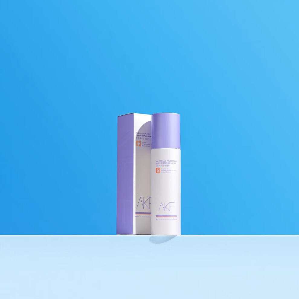 akf水乳 艾乐肤紫苏护肤套装爽肤水 乳液面部护肤品 水 乳 洗面奶双支