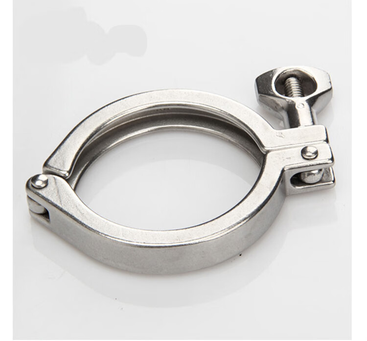 卫生级快装卡箍304201不锈钢接头卡盘抱箍快接端头精铸卡扣管夹定制