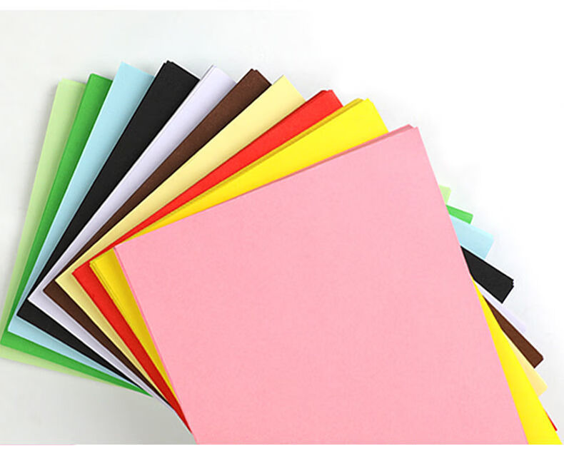 科朗鑫盛 彩色复印纸A4彩色打印纸彩色卡纸硬厚a3/a4/8K/4K彩纸 500