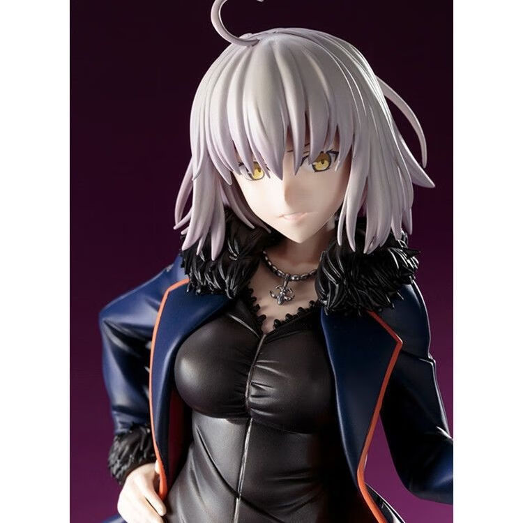 优质版国产命运之夜fate黑saber便服黑赛巴贞德便衣塞巴手办模型 优质