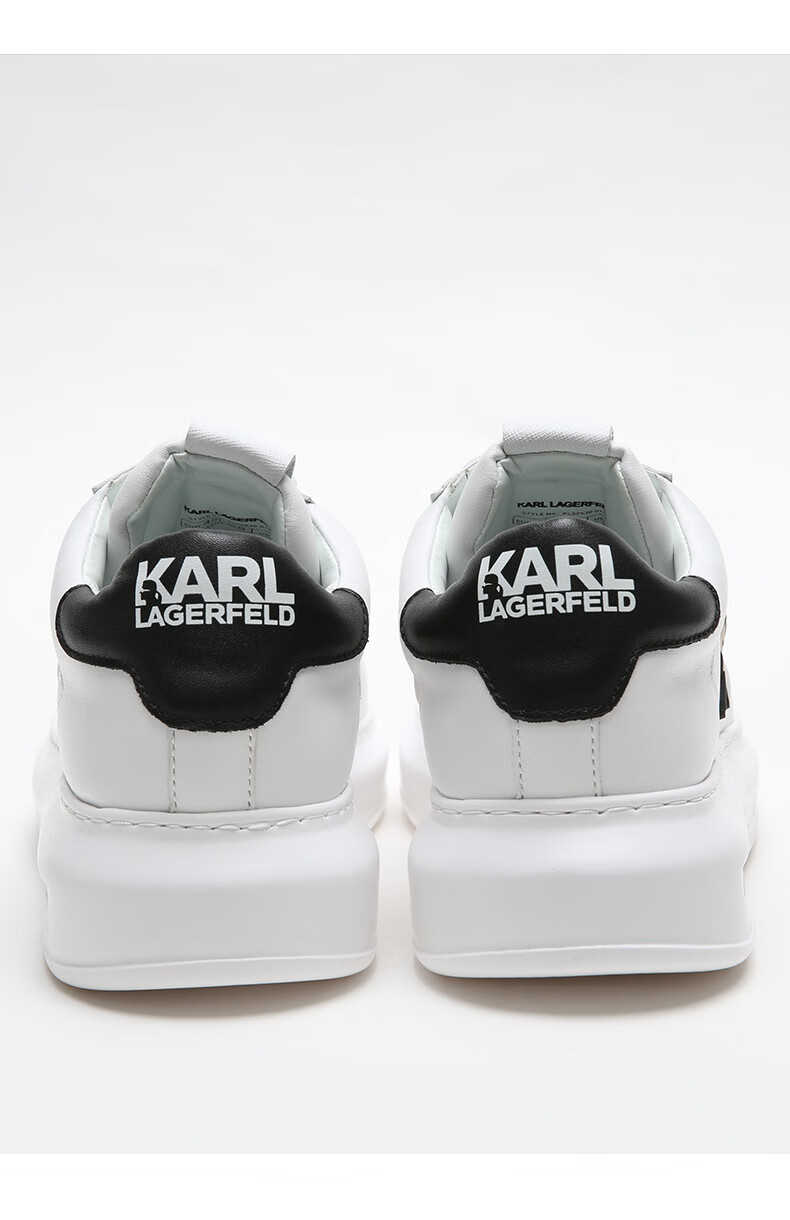karllagerfeld卡尔拉格斐平板鞋纯色小白鞋男鞋白色43
