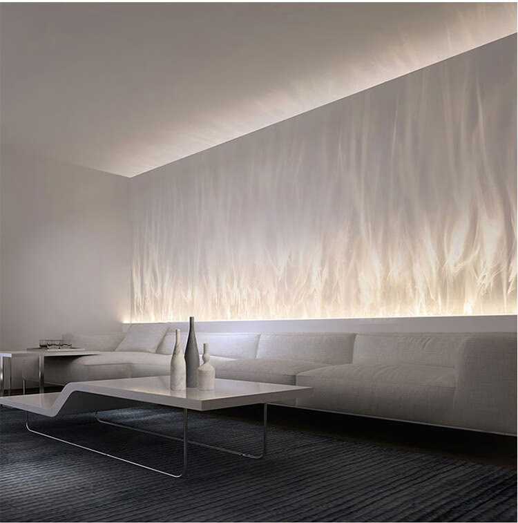 欣冝媛动态水纹灯3d动态水纹灯洗墙灯水波纹灯壁灯客厅酒吧ktv网红