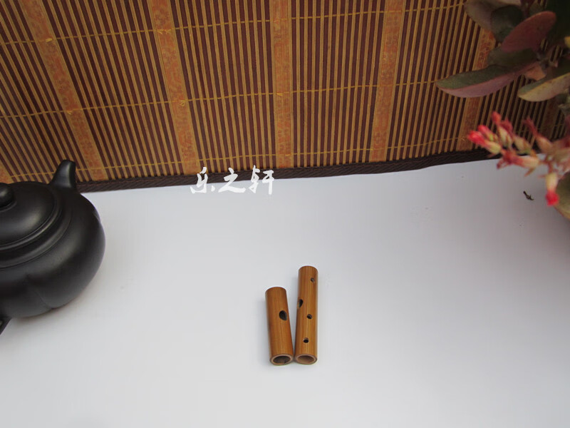 口笛民族乐器紫竹白竹五孔口笛口袋小短笛可模仿森林鸟紫竹套笛盒子