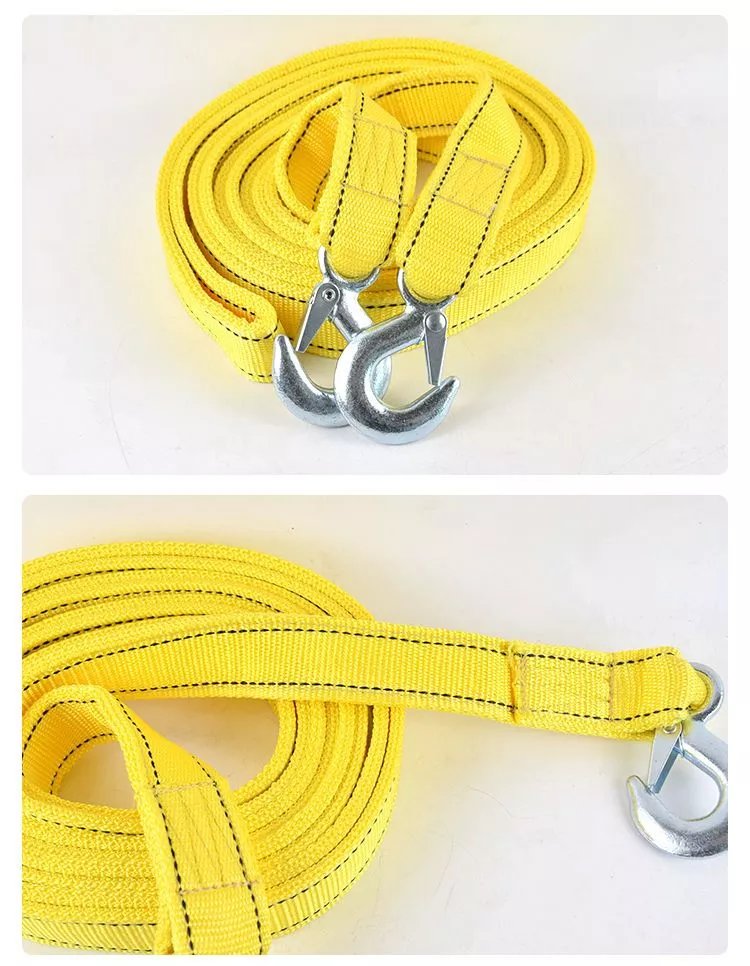 汽车救援拖车绳牵引绳越野车轿车suv拖车绳索车用工具6t拖车用绳 7米