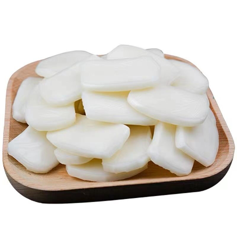 宁波特产正宗切片年糕古镇手工水磨年糕片批发炒火锅真空包装切片年糕