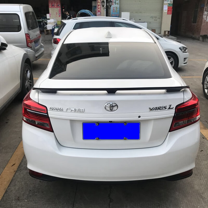 英罗 适用致炫尾翼 致炫免打孔三角带灯尾翼 新致炫改装烤漆尾翼汽车