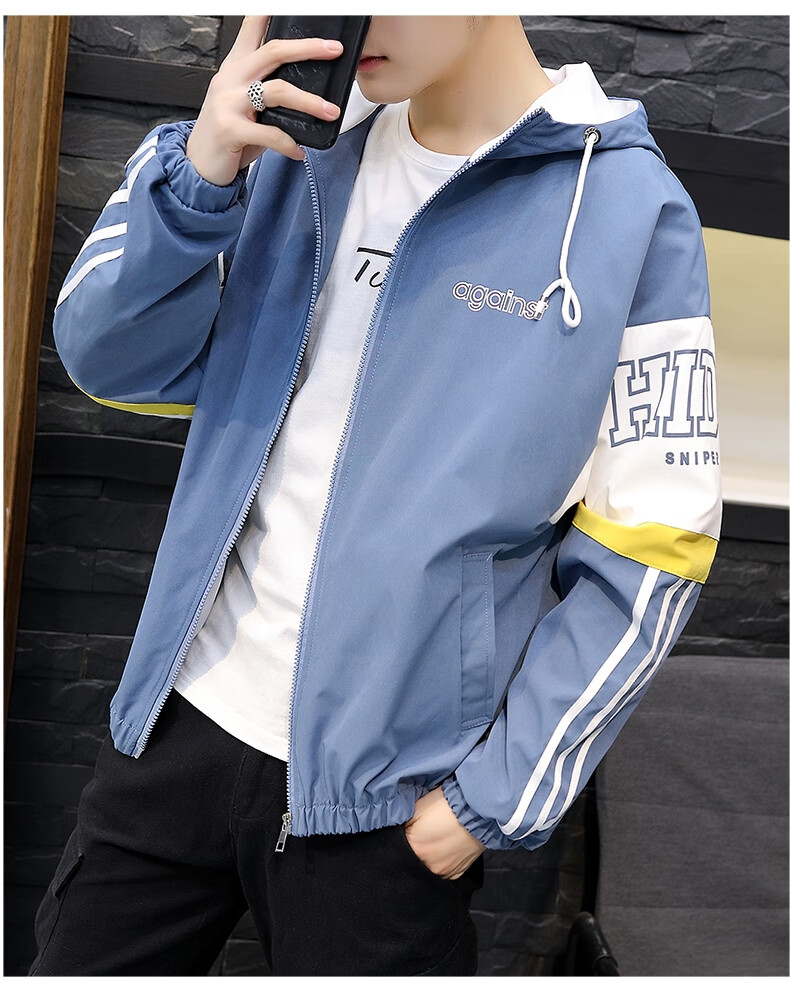 男大童男装夏季帅气外套12胖男孩13衣服14初中学生15岁春秋装夹克潮